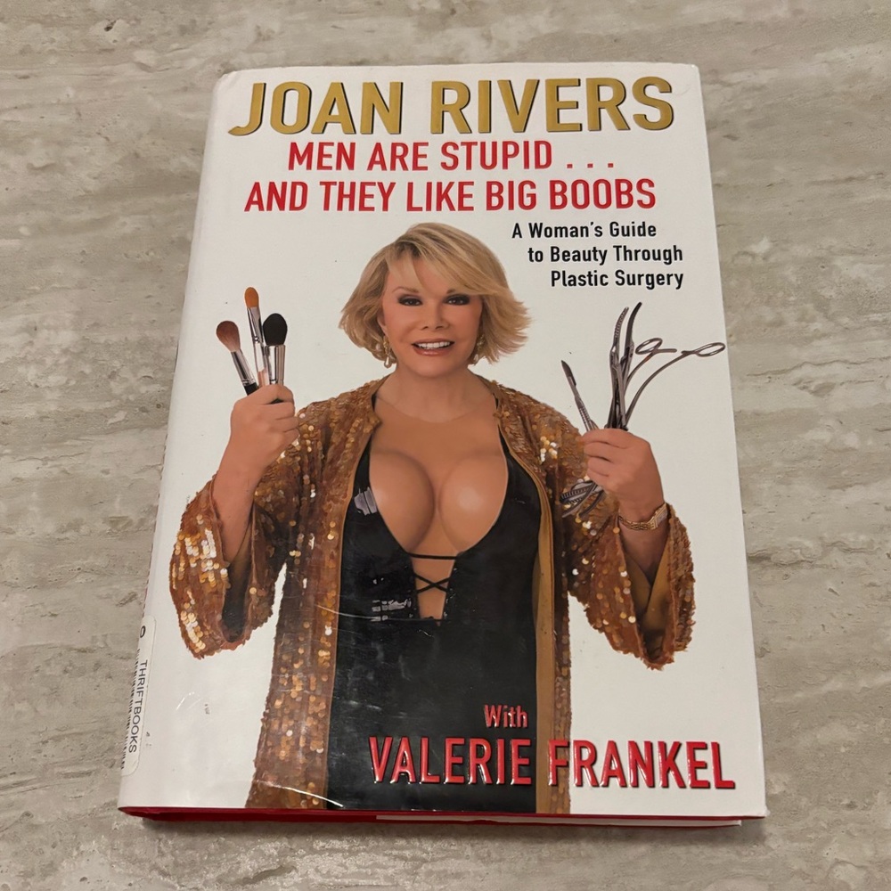 Joan Rivers Book with Gold Cover